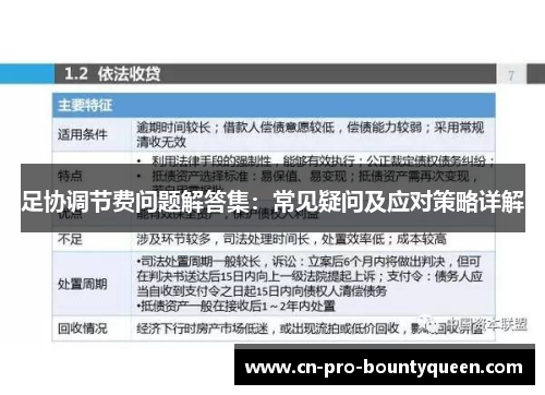 足协调节费问题解答集:常见疑问及应对策略详解 足协调节费问题解答集:常见疑问及应对策略详解